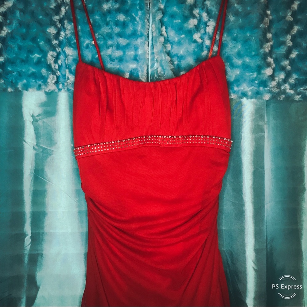 Ruby Rox Red Dress (M) - Picture 2 of 5